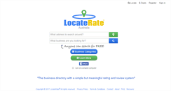Desktop Screenshot of locaterate.com
